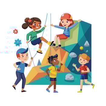 Kids moments illustration concept vector
