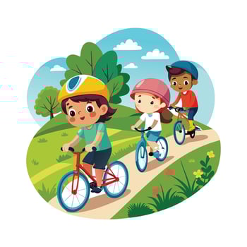 Kids moments illustration concept vector