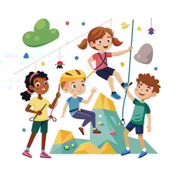 Kids moments illustration concept vector