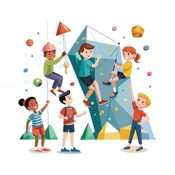 Kids moments illustration concept vector
