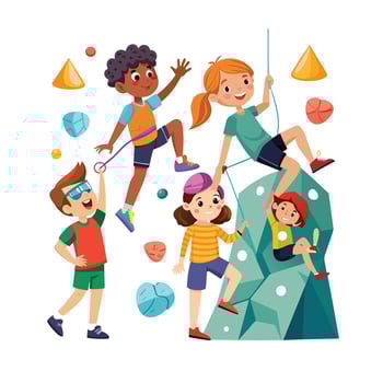 Kids moments illustration concept vector