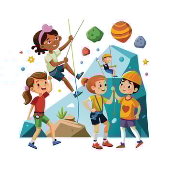 Kids moments illustration concept vector