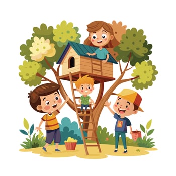 Kids moments illustration concept vector
