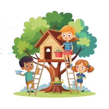 Kids moments illustration concept vector