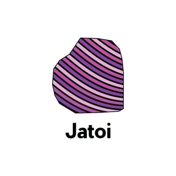 Jatoi map. map of the Pakistan Country. Borders of for your infographic. illustration Colorful design vector