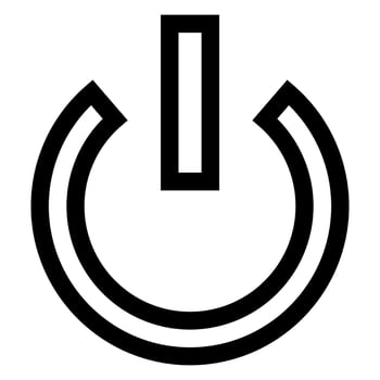 power line icon illustration isolated on white background vector