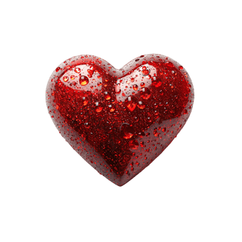 Vibrant Red Heart Symbol png