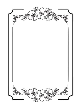 vintage frame and border for graphic designer vector