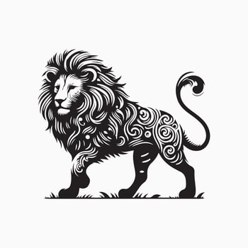 Lion Art Illustration vector
