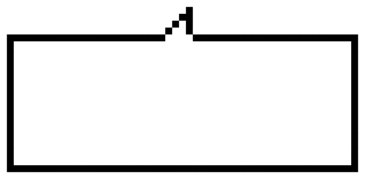 8bit retro game pixel art speech bubble balloon icon sticker memo keyword planner text box banner png
