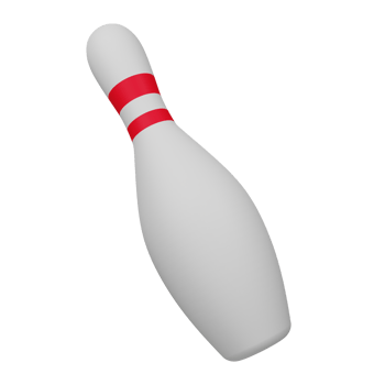 bowling pin 3d icon png