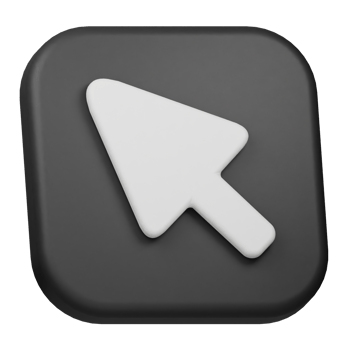A black and white button with a white arrow png