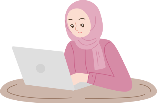 woman busy working with laptop work from home png