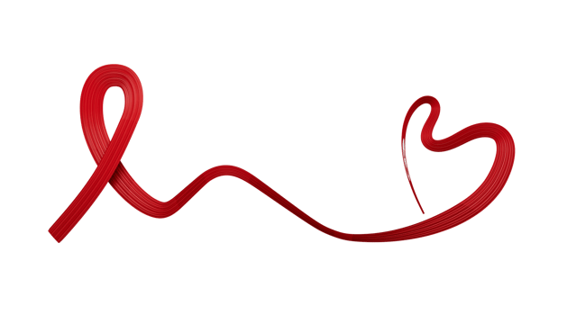 National flag of the Tunisia in the shape of a heart and the inscription I love Tunisia 3d illustration png