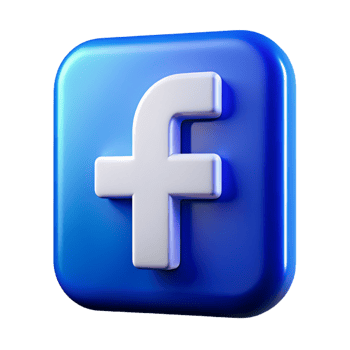 Facebook 3D Facebook logo 3D Facebook icon 3D Facebook symbol png