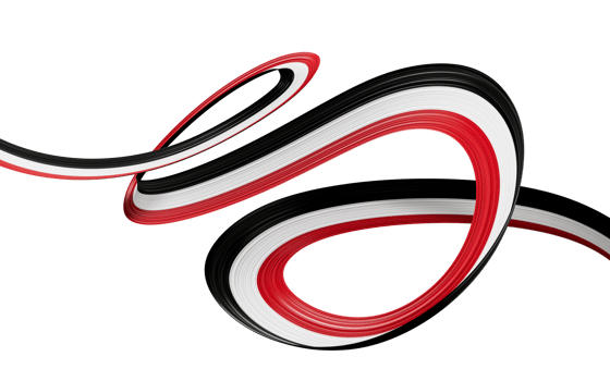 3d Flag Of Syria Country 3d Waving Ribbon Flag of Syria 3d illustration png