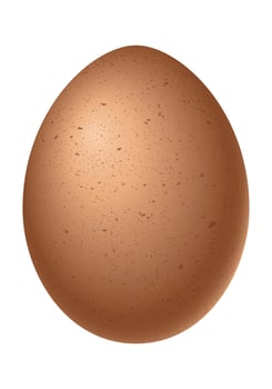 Egg - illustration isolated on white background vector