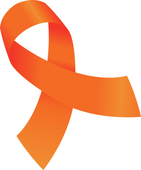 Orange Awareness Ribbon Illustration png
