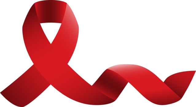 Red Awarness Ribbon AIDS png
