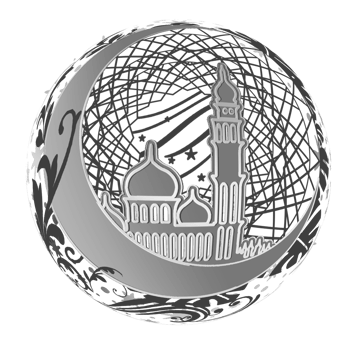 Islamic element decoration for special celebration greeting card png