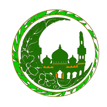 Islamic element decoration for special celebration greeting card png