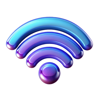 Wi-Fi 3D Wifi icon 3D Wifi symbol 3D Wifi image png