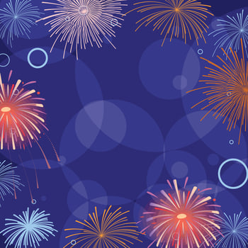 Square banner is perfect for various celebrations, offering a vibrant and festive backdrop vector