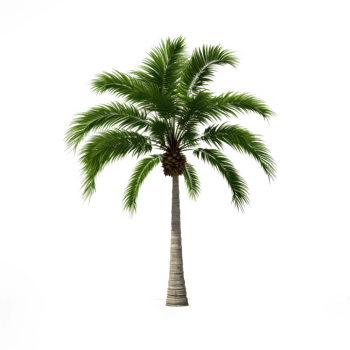palm tree on transparent background png