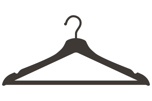 Hanger flat icon isolated on white background. vector