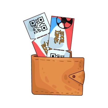 Illustration of sport ticket vector