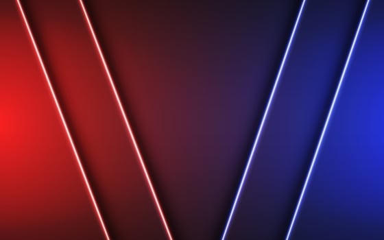 Abstract multi color neon lines moving effect banner pattern design vector