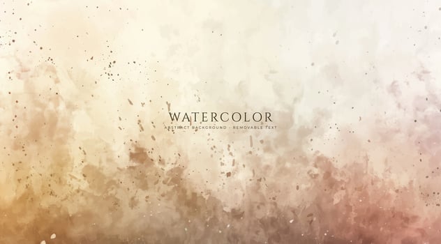 Abstract horizontal watercolor background. Neutral light colored empty space background illustration vector