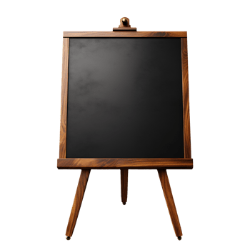 blank chalkboard isolated png