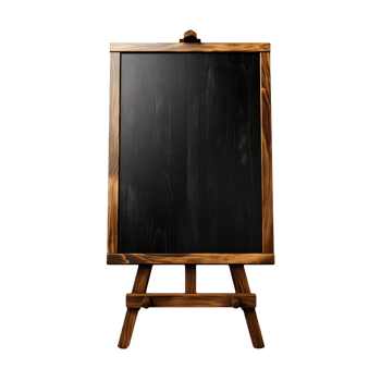 blank chalkboard isolated png