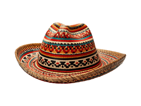 mexican sombrero hat isolated png