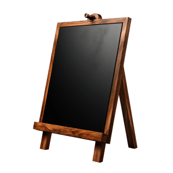 blank chalkboard isolated png