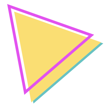 Abstract retro style 80s-90s geometric shapes png