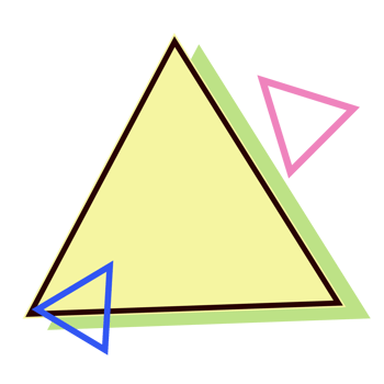 Abstract retro style 80s-90s geometric shapes png