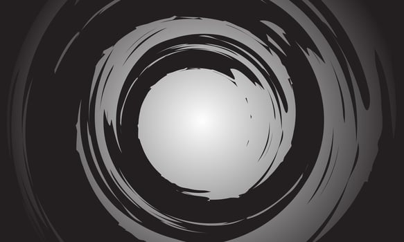 dark spiral swirling cyclone background with space. vector