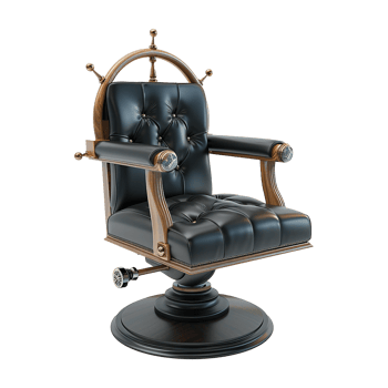 Captains chair isolated on transparent background png