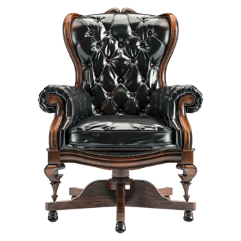 Captains chair isolated on transparent background png