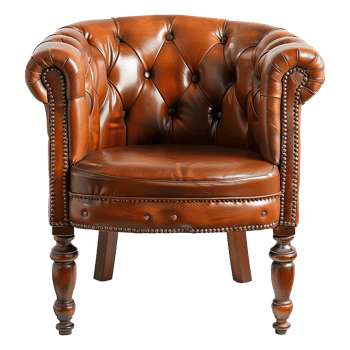 Captains chair isolated on transparent background png