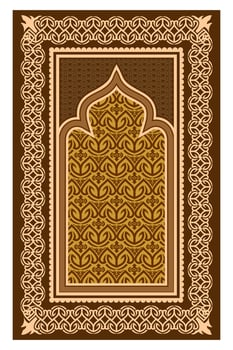 various types of prayer mats vector