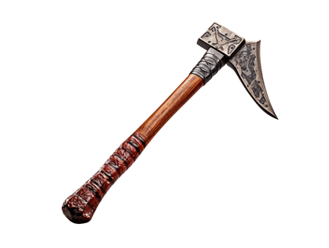 old axe isolated png