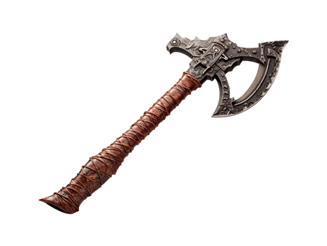 old axe isolated png