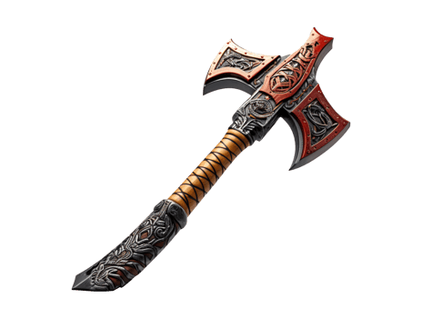 old axe isolated png