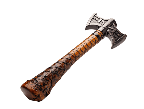 old axe isolated png