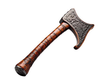 old axe isolated png
