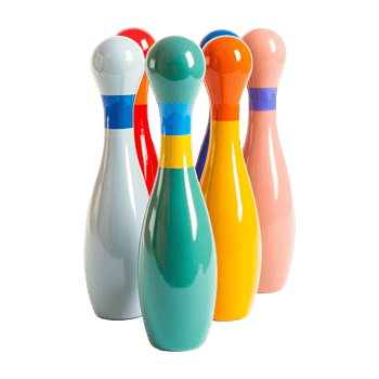 Interesting toy bowling isolated on transparent background png