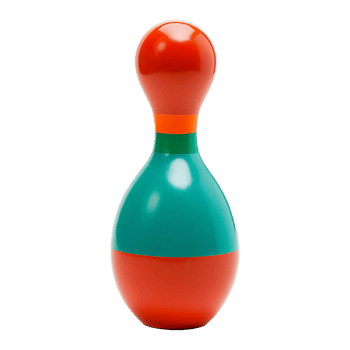 Interesting toy bowling isolated on transparent background png